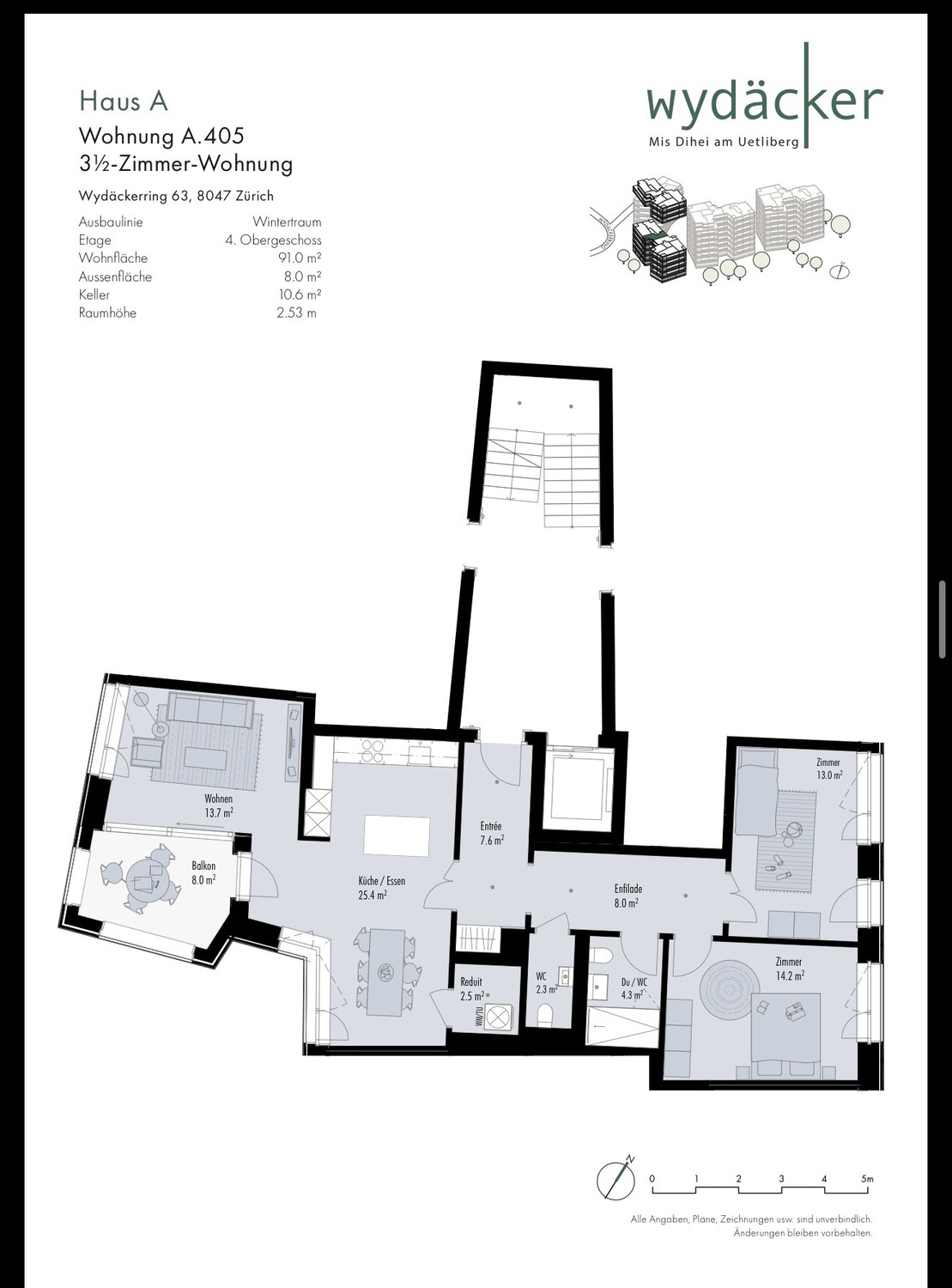 3 ½ Zimmer-Wohnung, Foto 5 von 10