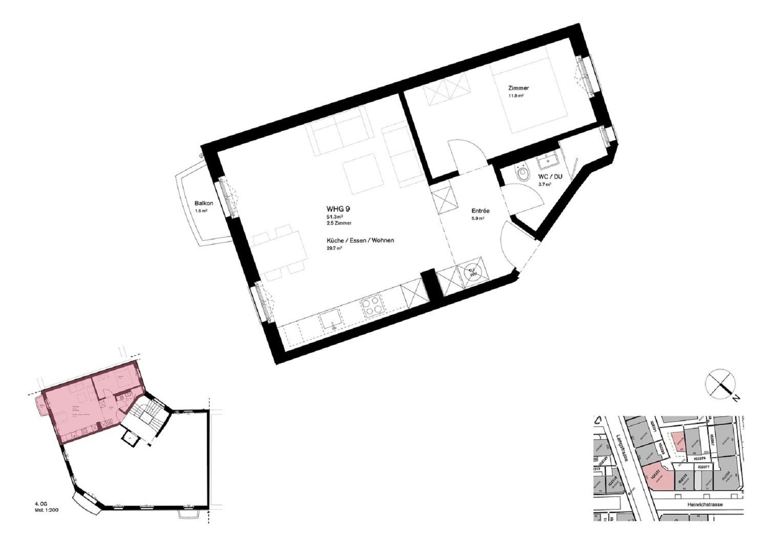 2 ½ rooms apartment