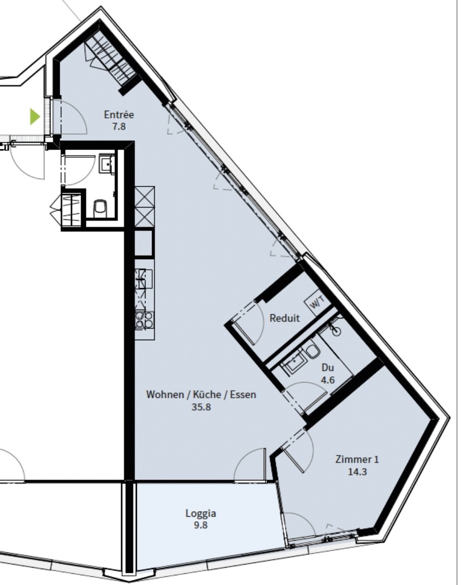 2 ½ rooms apartment, photo 8 of 8