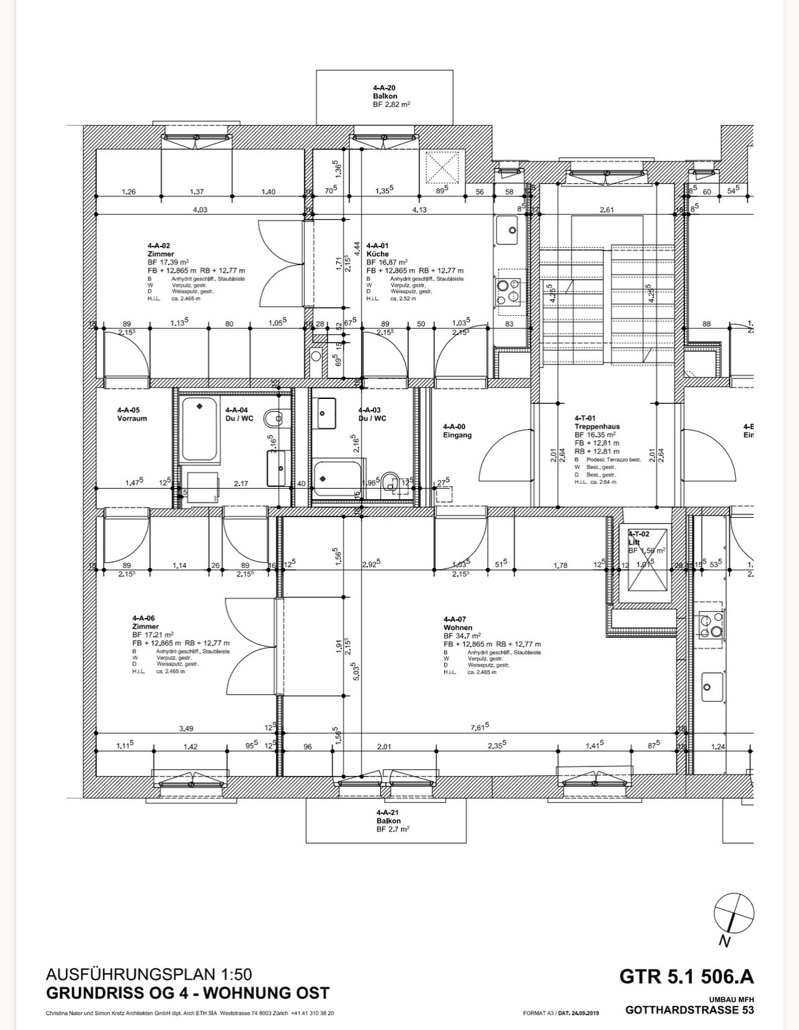 Appartamento di 3 ½ locali