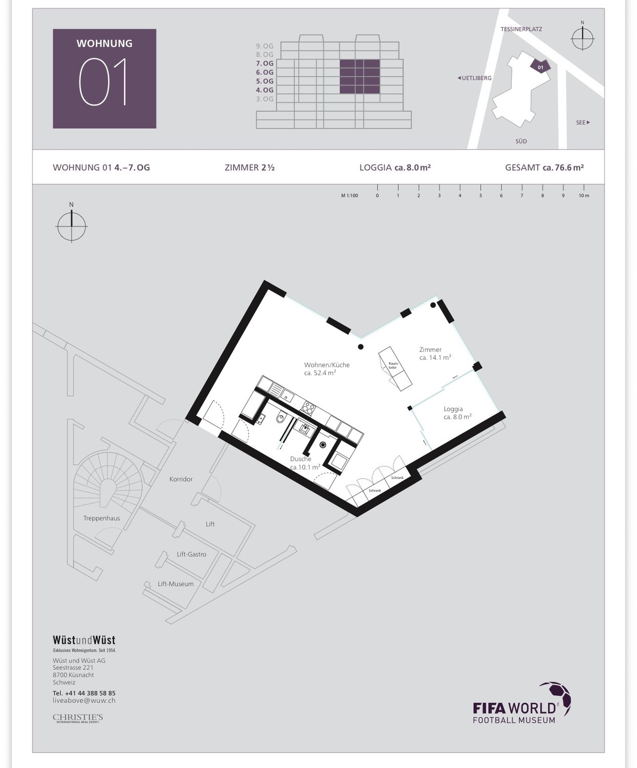 2 ½ Zimmer-Wohnung, Foto 3 von 4