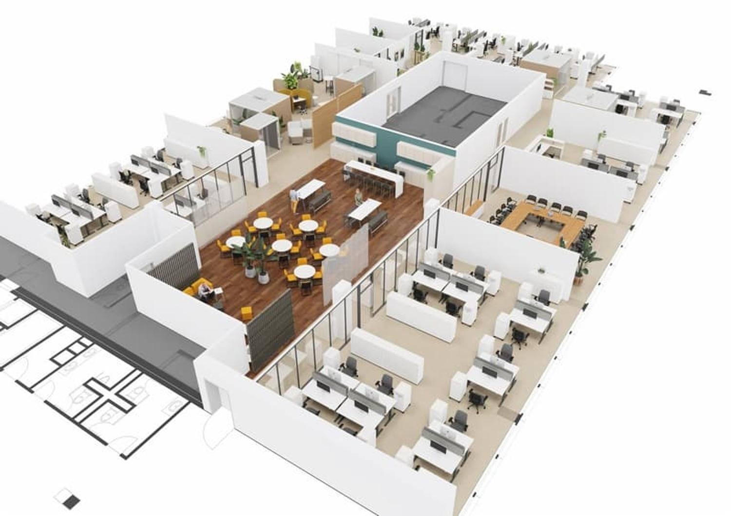 1100m² commercial