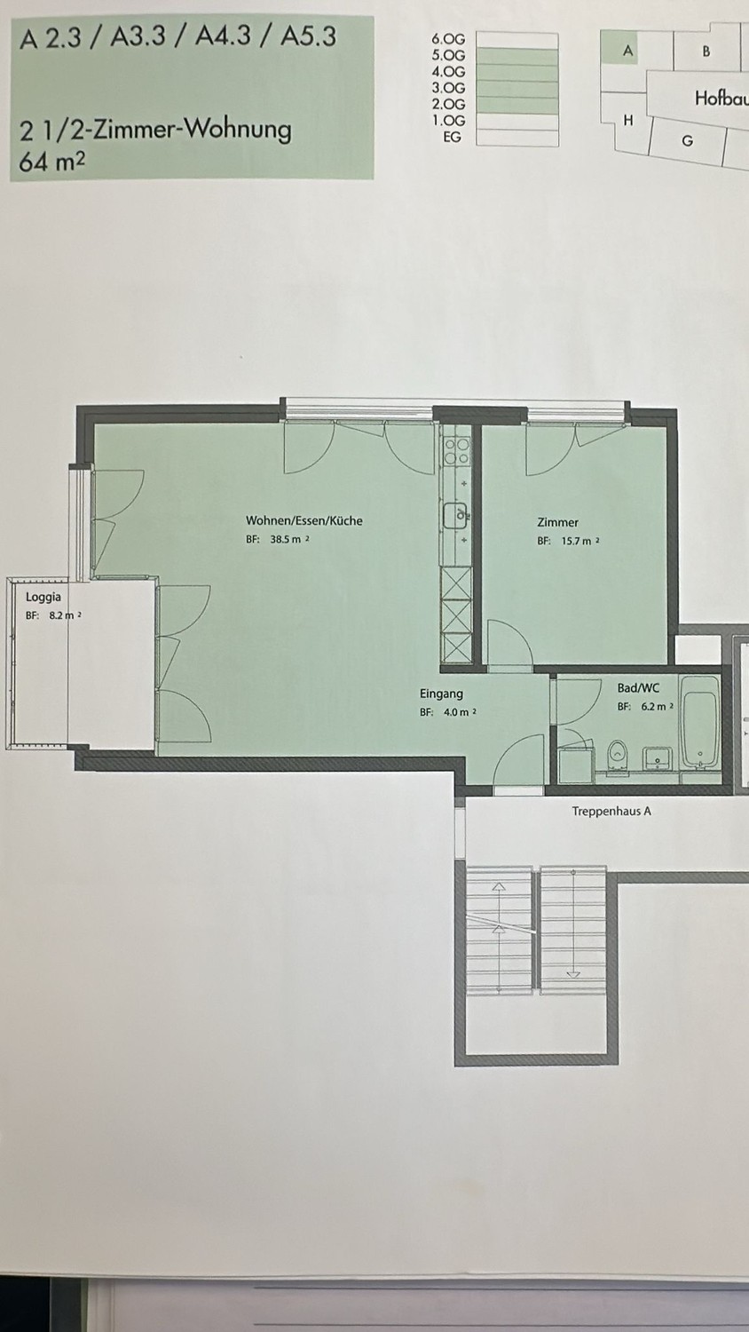 Appartement de 2 ½ pièces