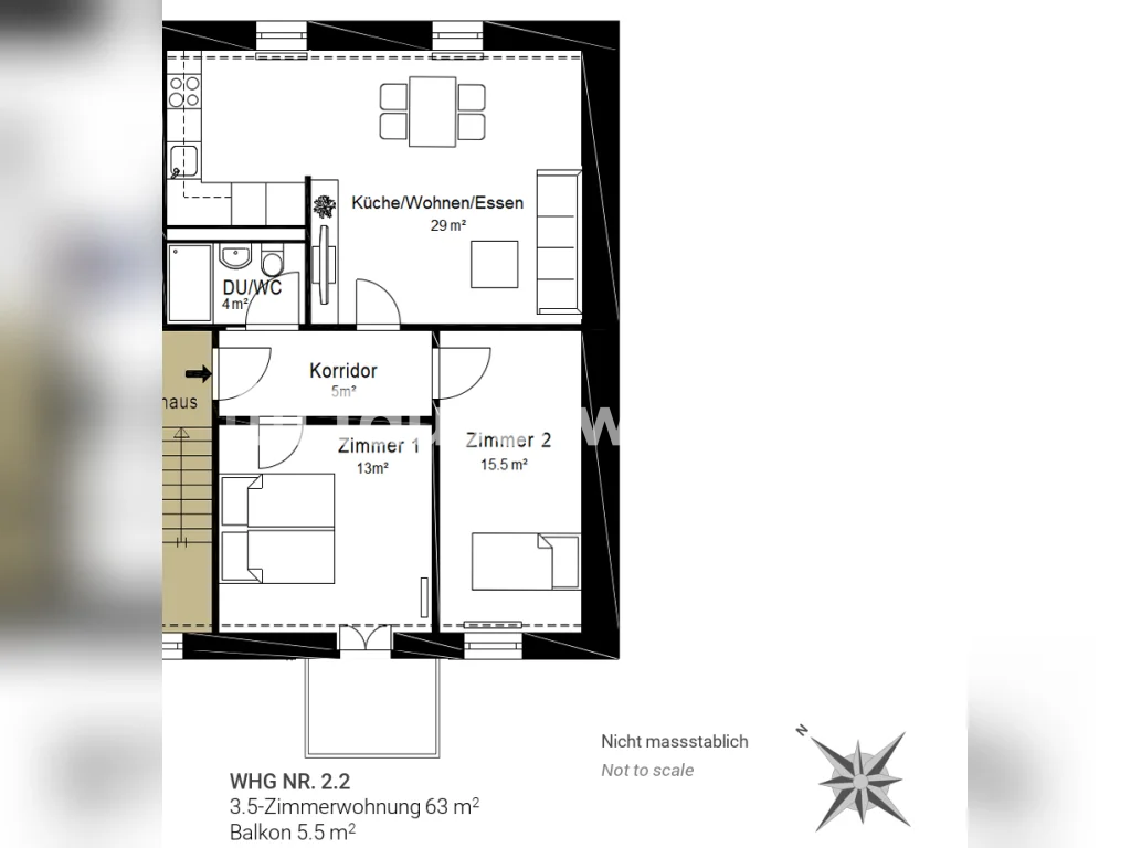 Appartamento di 3 ½ locali, foto 1 di 10