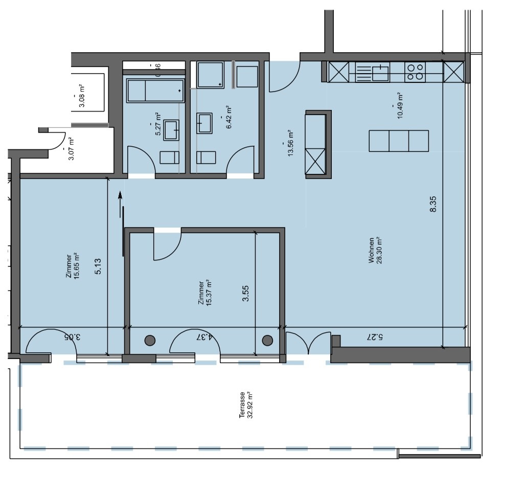 3 ½ Zimmer-Wohnung