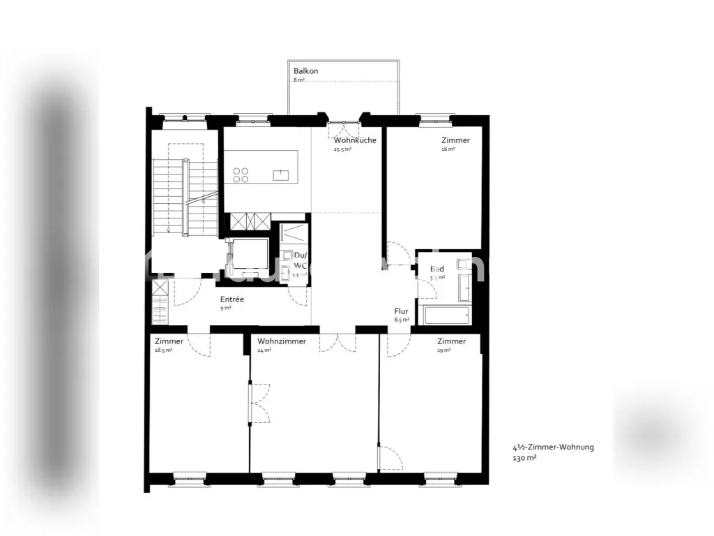 4 ½ rooms apartment, Foto 1 von 10