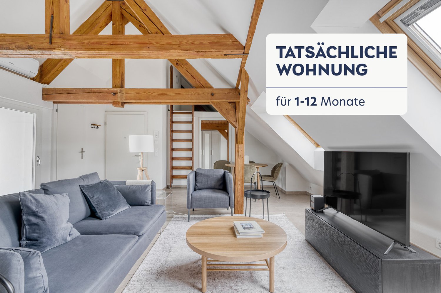 2 ½ rooms furnished flat