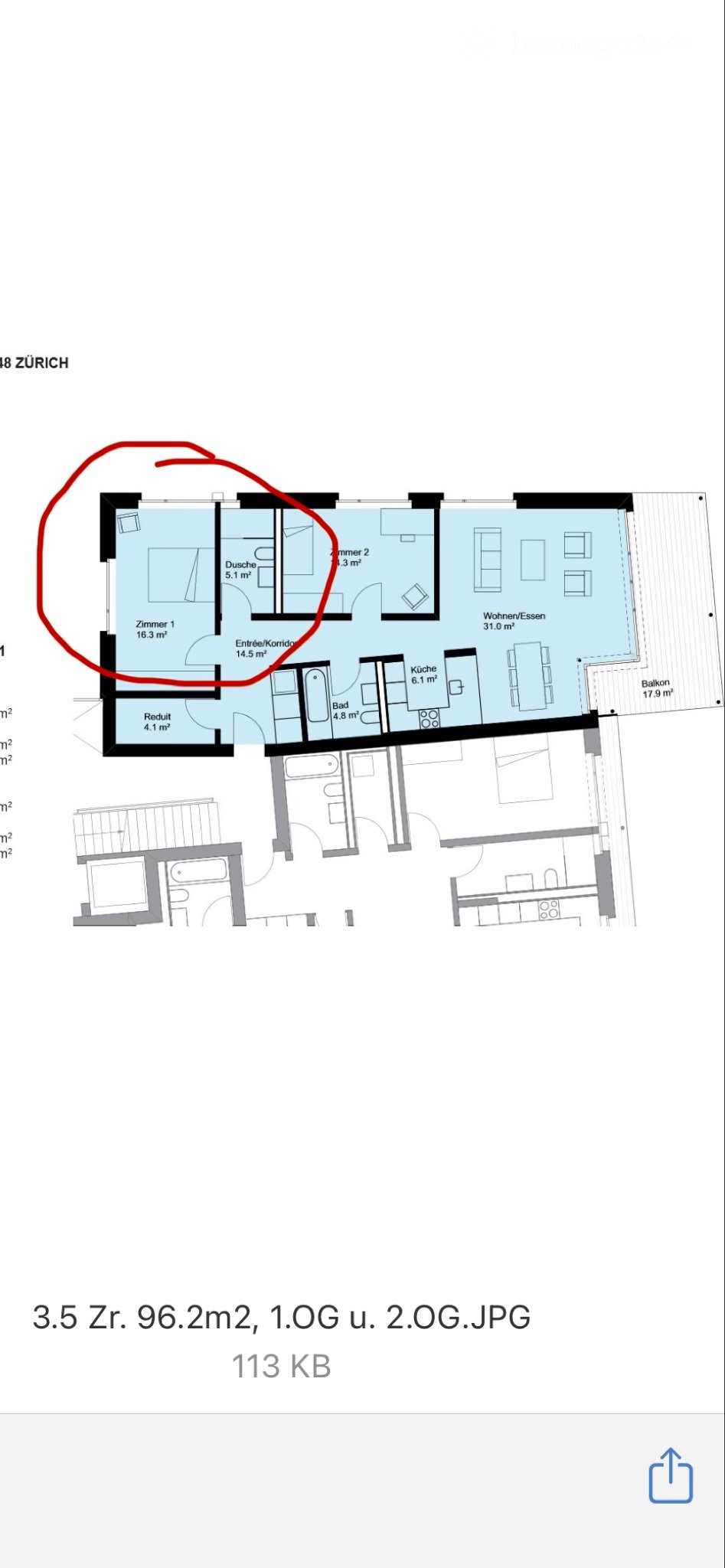1 room single room