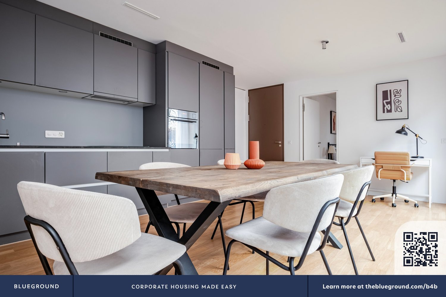 3 ½ rooms furnished flat