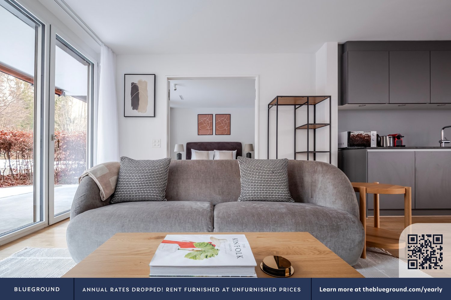 3 ½ rooms furnished flat
