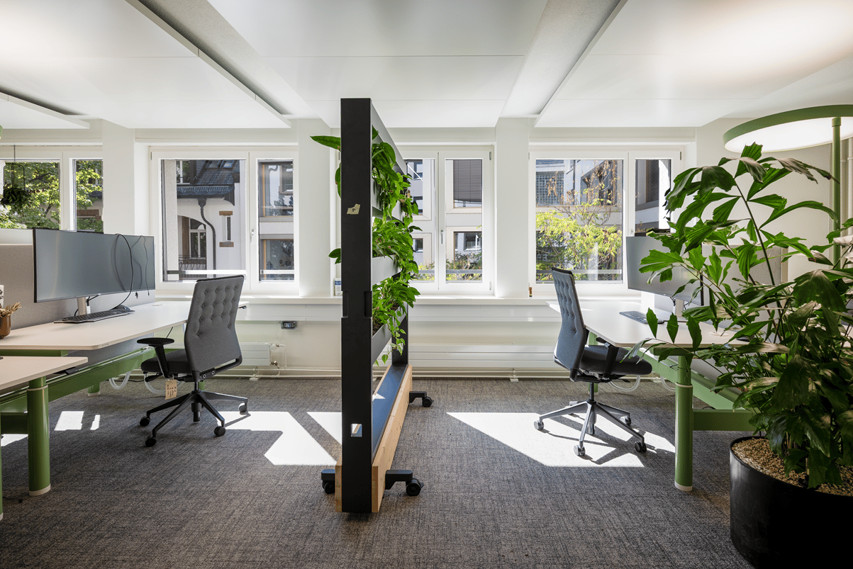 1960m² de bureaux