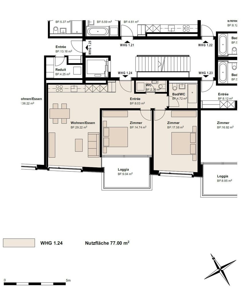 3 ½ rooms apartment