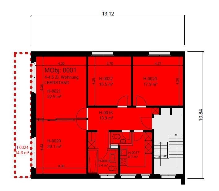 4 rooms apartment, Foto 10 von 10