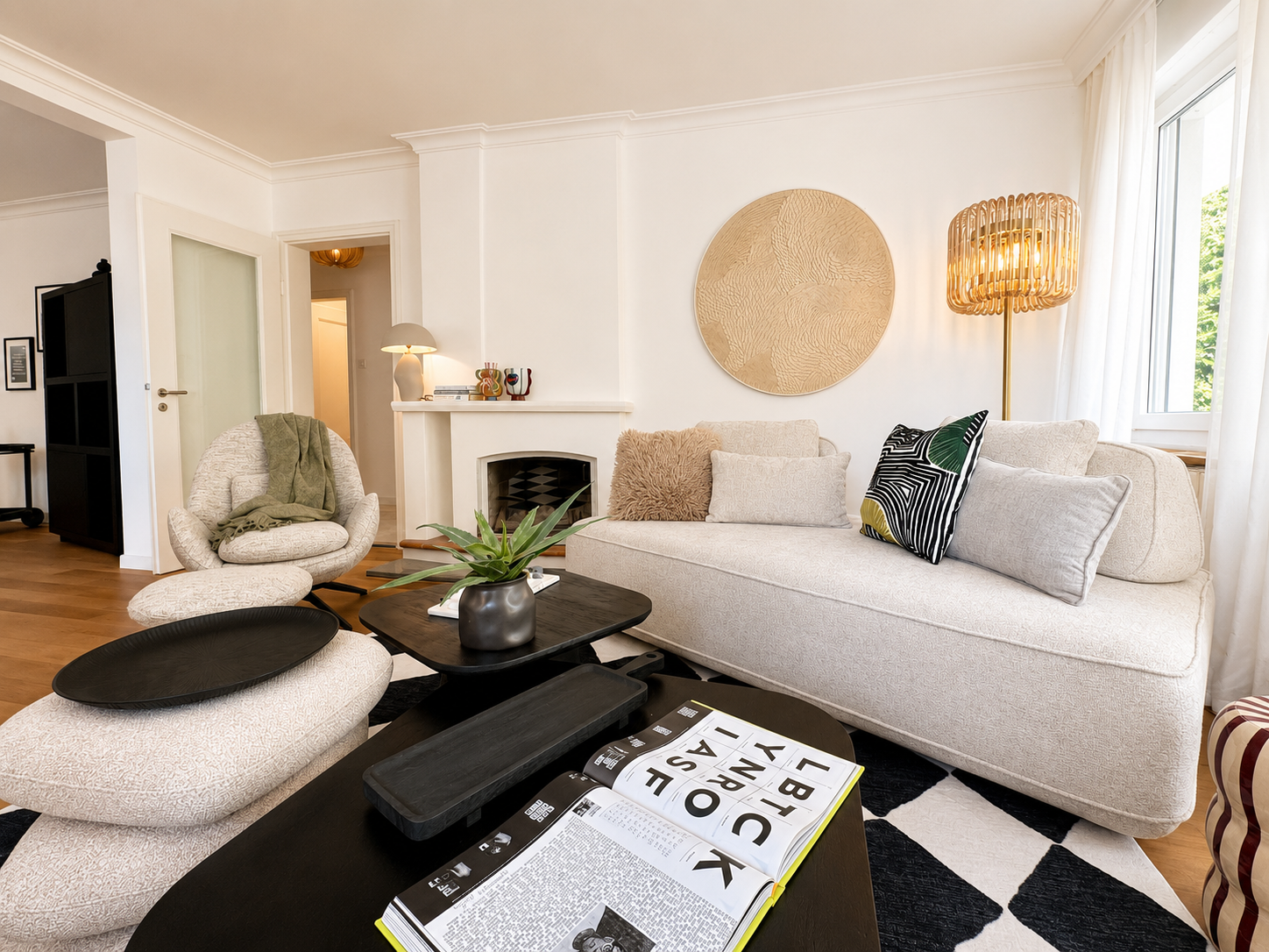 2 ½ rooms furnished flat