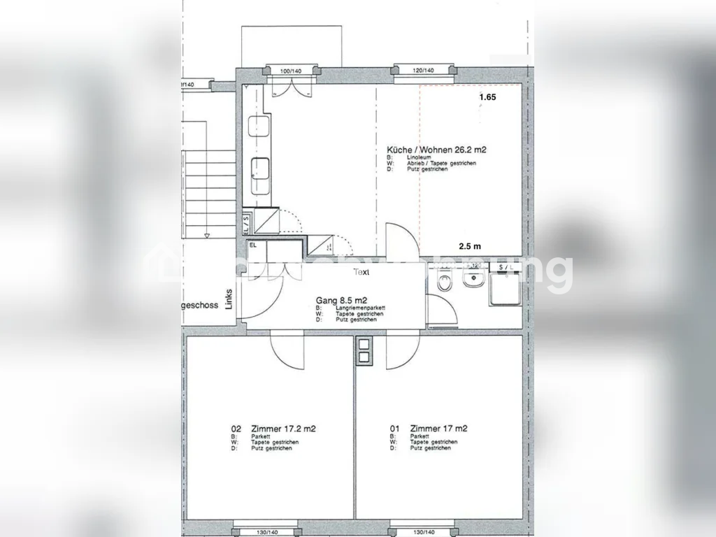 Appartement de 2 pièces