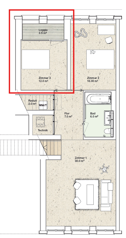 Chambre en colocation