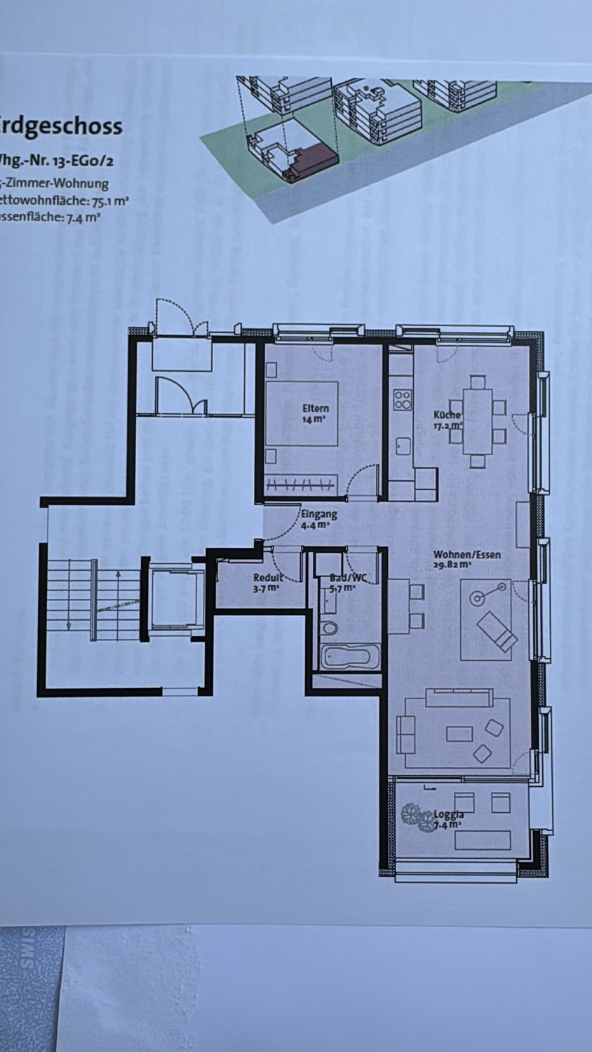 2 ½ Zimmer Wohnung