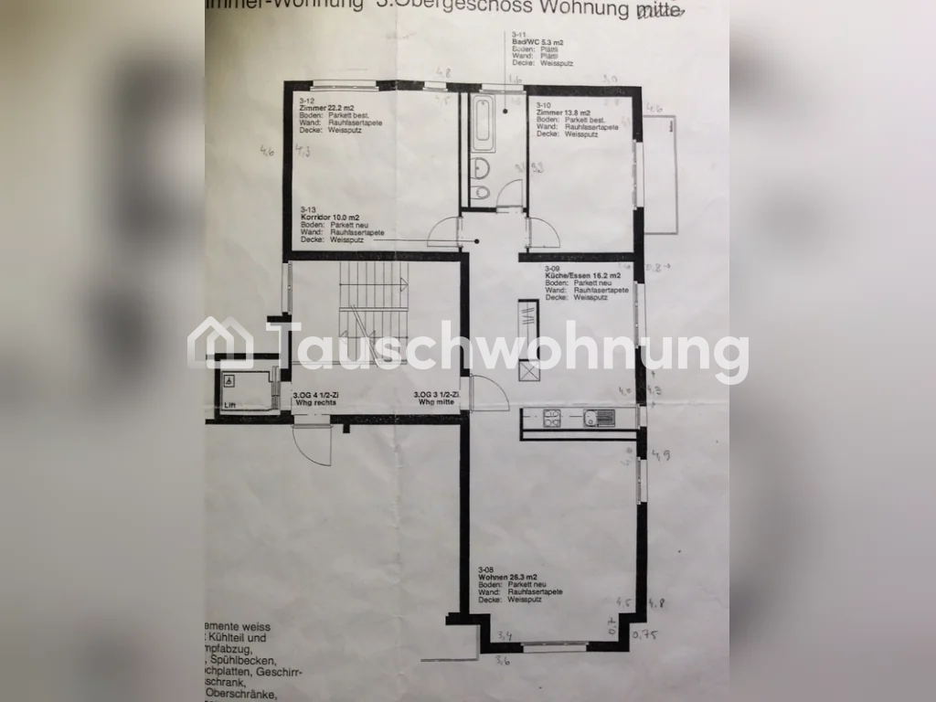 Appartement de 3 ½ pièces