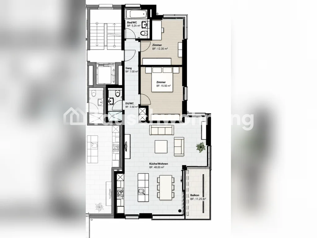 2 ½ rooms apartment, Foto 2 von 6