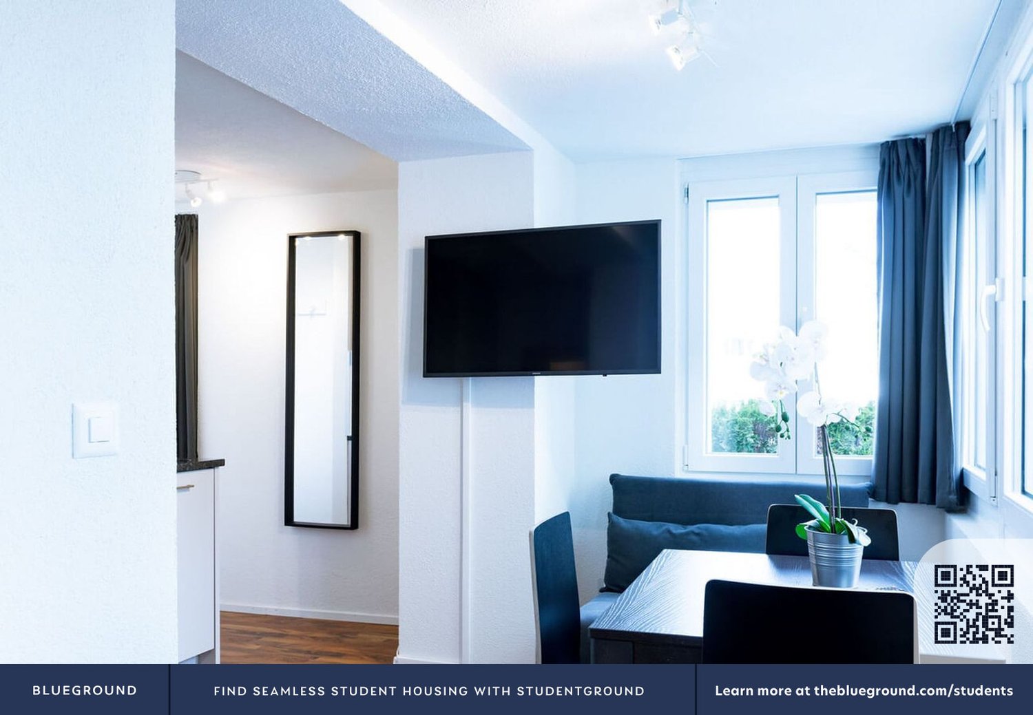 appartement d'une pièce meublé