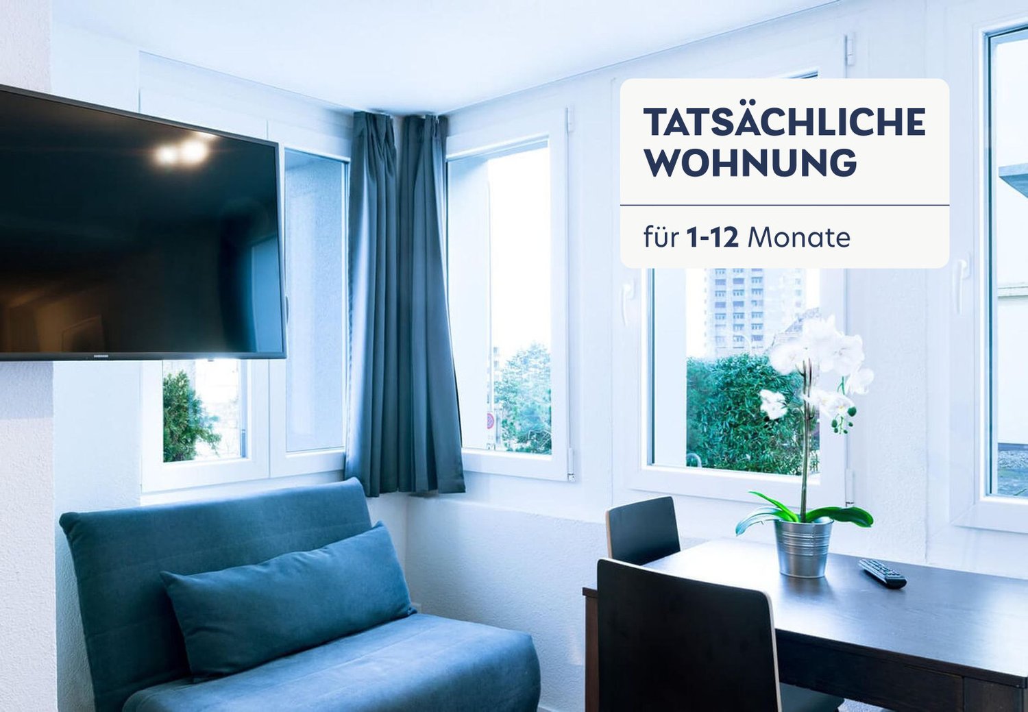 appartement d'une pièce meublé