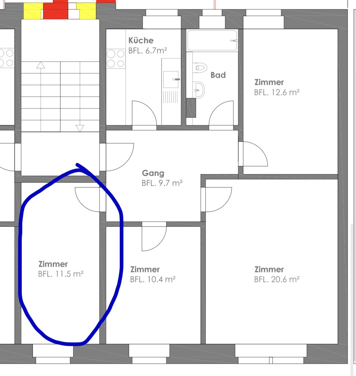 Zimmer in einer WG