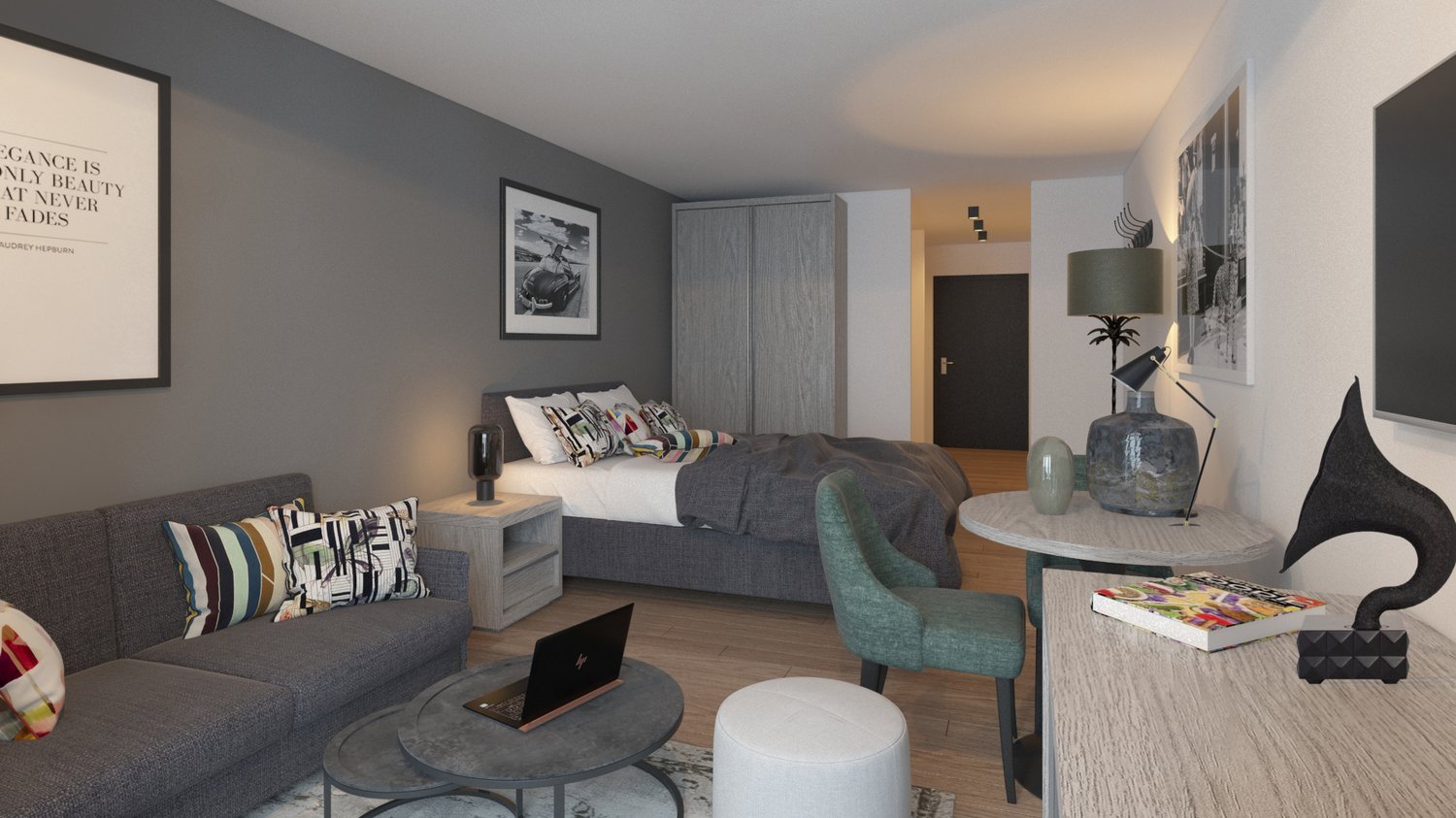 Appartement meublé de 1 ½ pièce, photo 2 sur 10