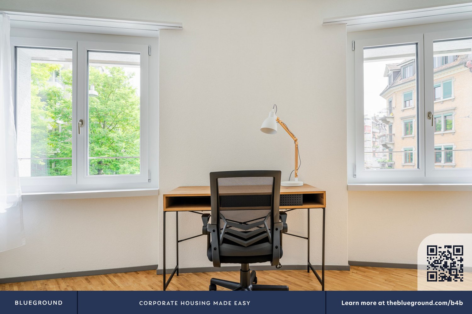 3 ½ rooms furnished flat