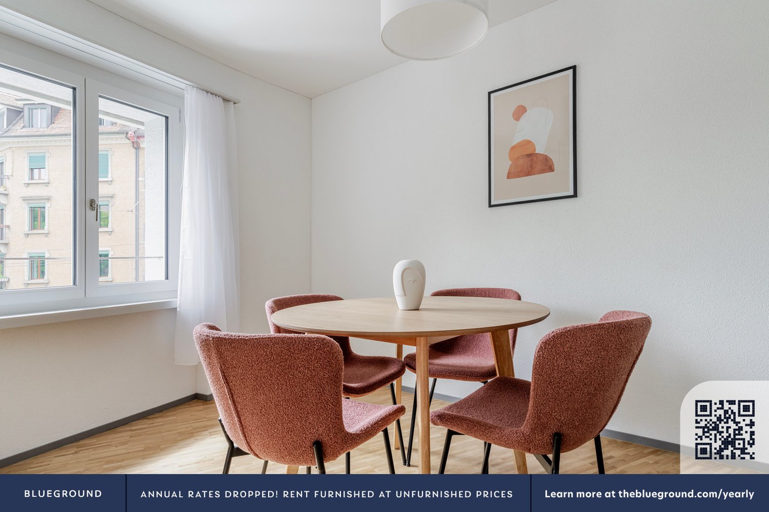 3 ½ rooms furnished flat