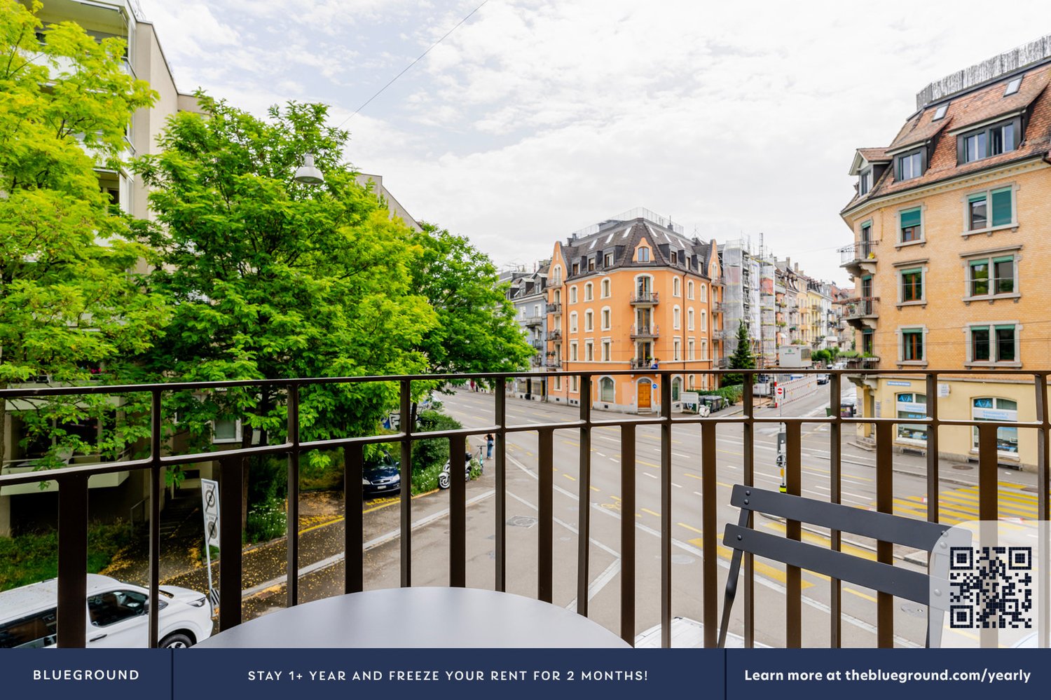 3 ½ rooms furnished flat