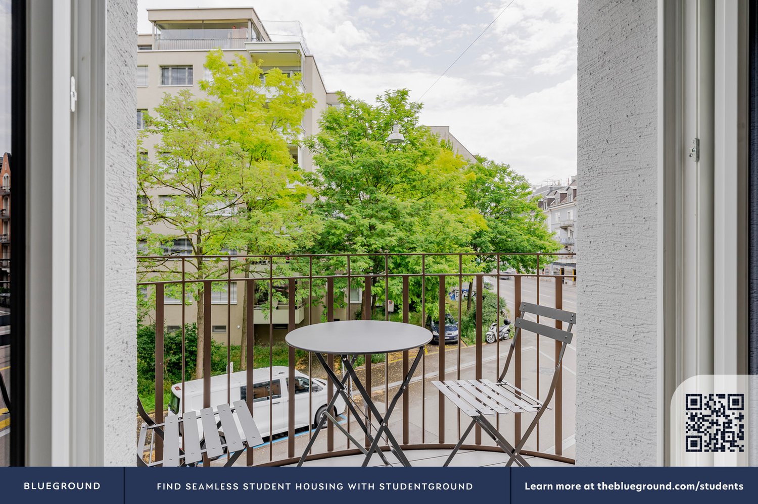 3 ½ rooms furnished flat