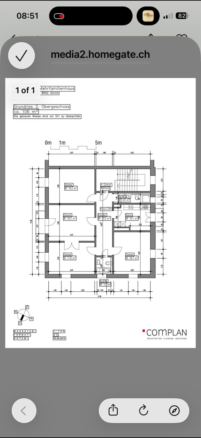 Appartement de 4 pièces