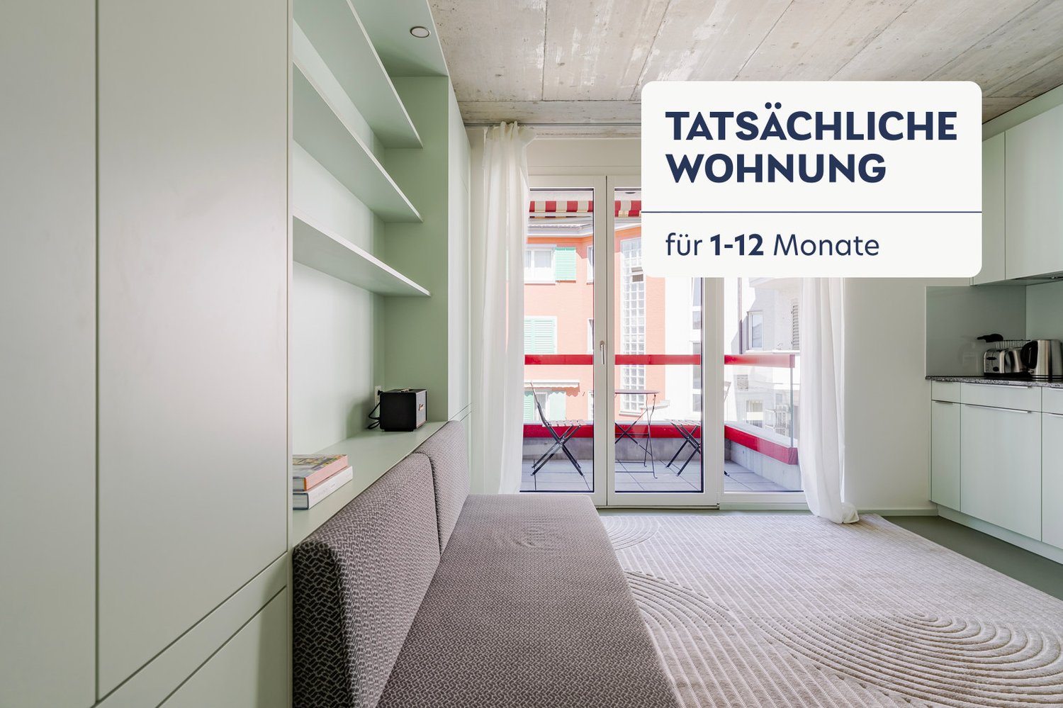 3 ½ rooms furnished flat, Foto 1 von 10