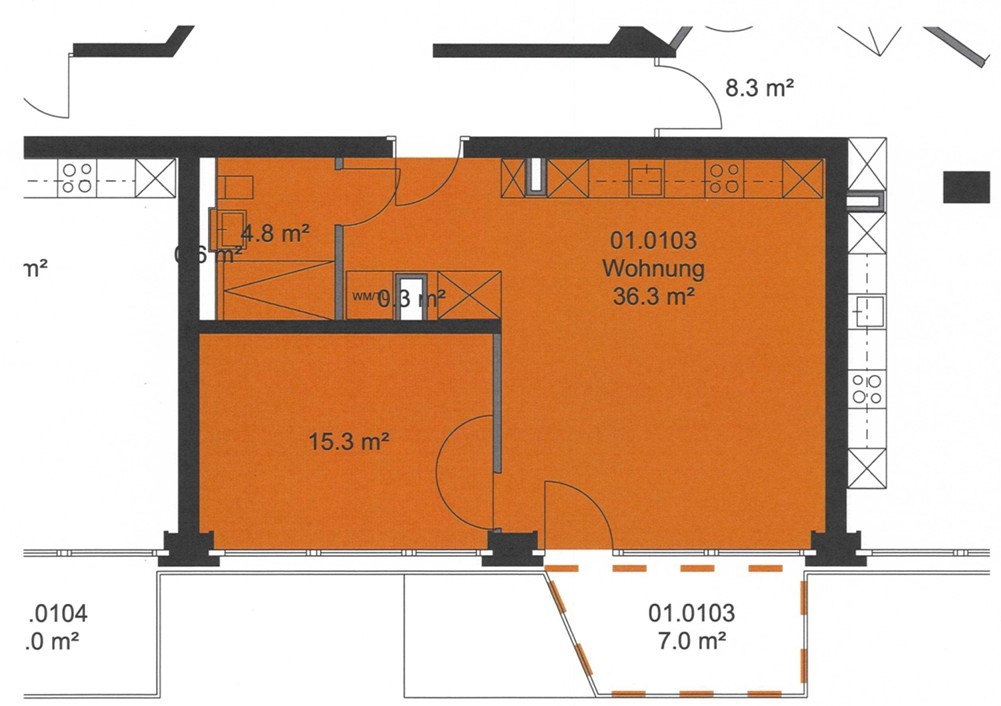Appartamento di 1 ½ locali, foto 1 di 10