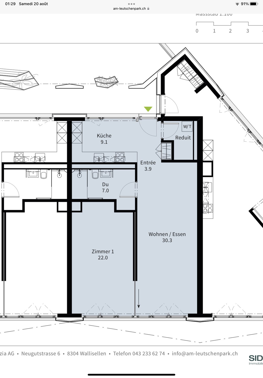 Appartement de 2 ½ pièces, photo 2 sur 7