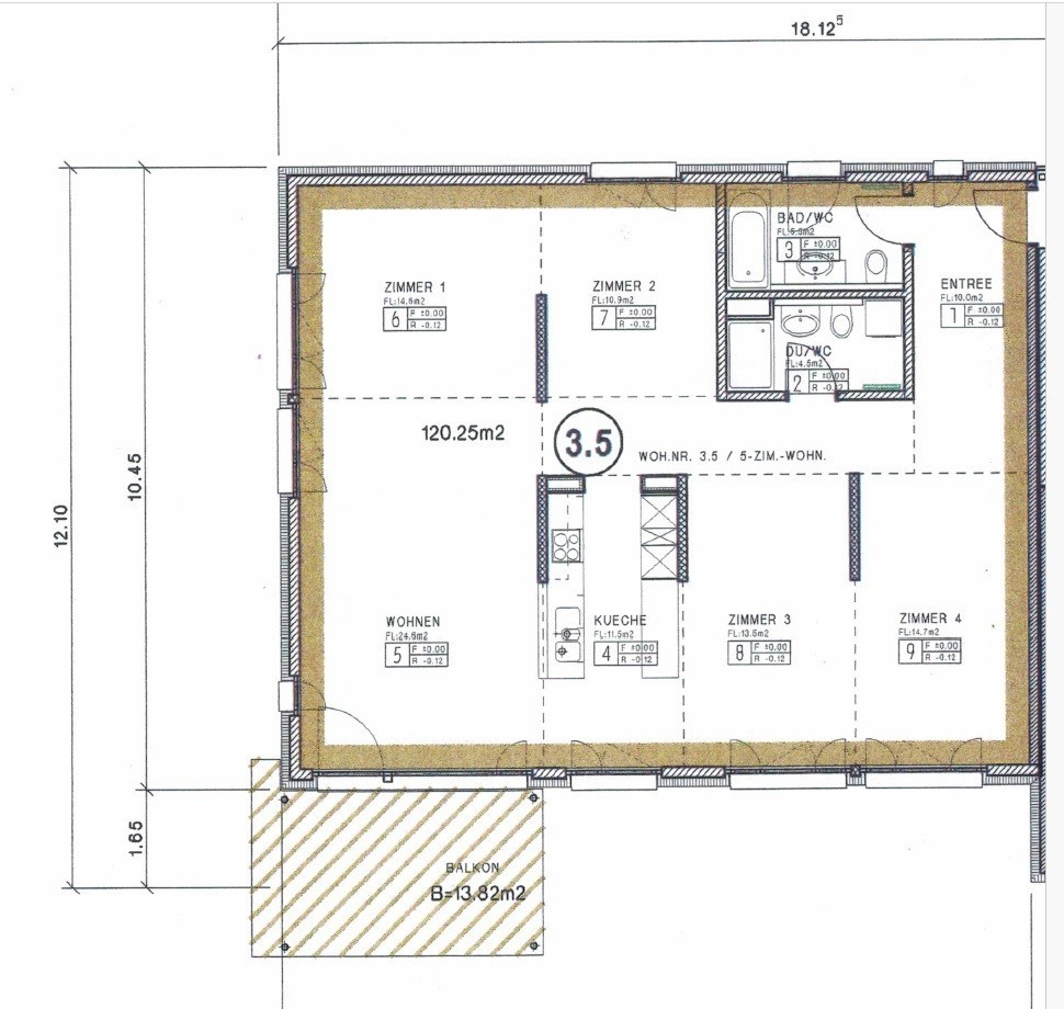 4 ½ rooms apartment