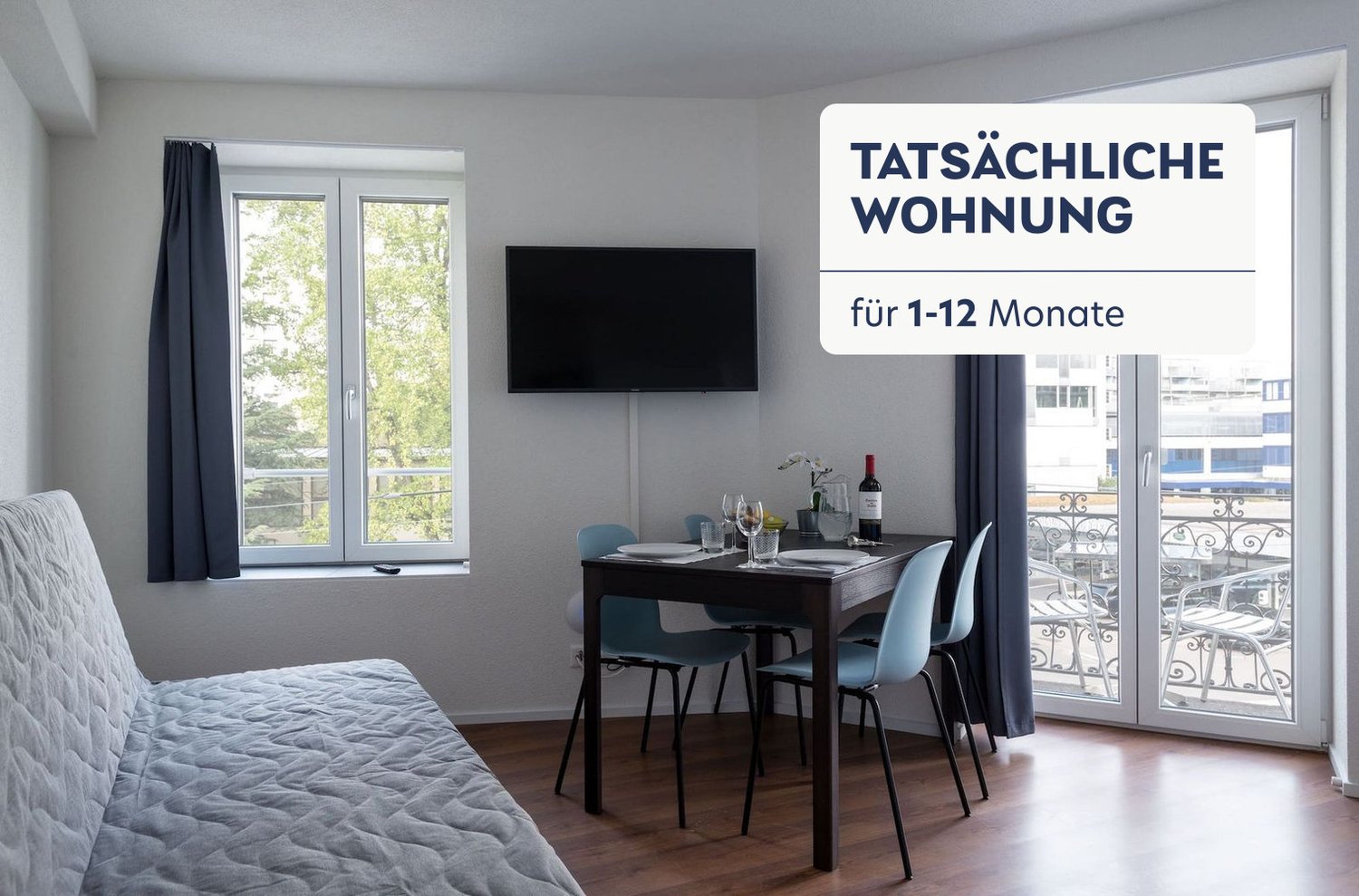 1 room furnished flat, Foto 2 von 10