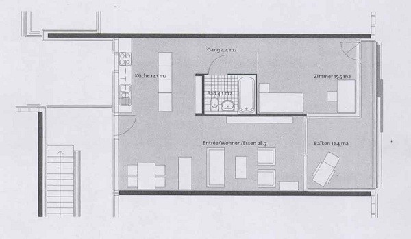 appartamento di 2 ½ locali