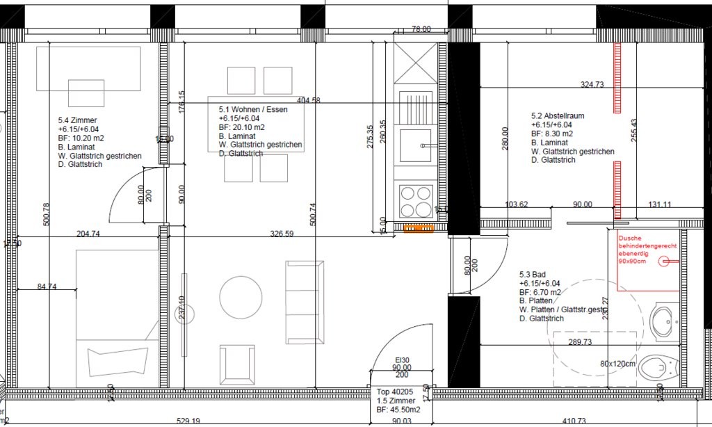 Appartamento di 2 ½ locali