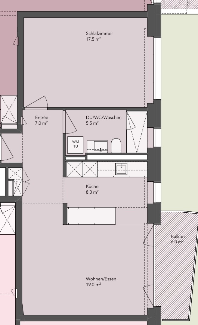 Appartement de 2 ½ pièces