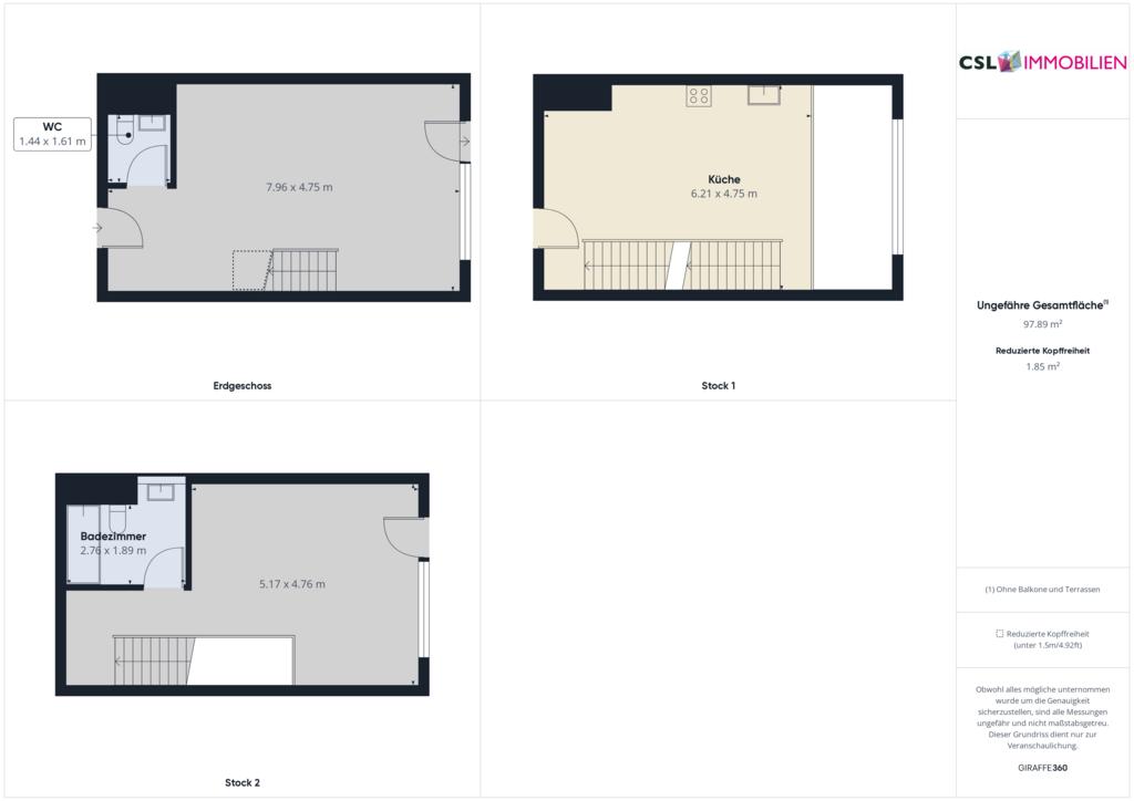 3 rooms apartment