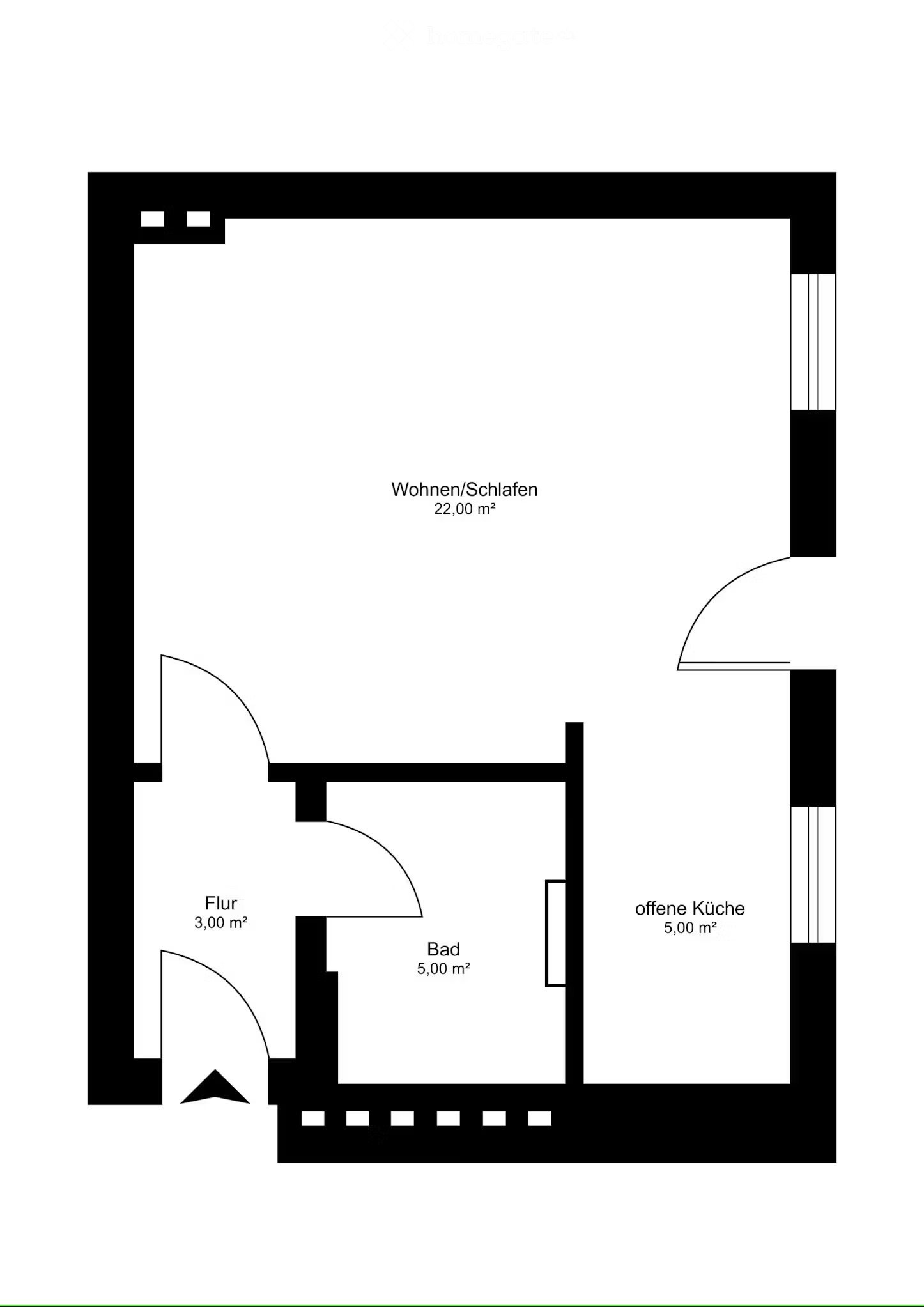 1 room apartment
