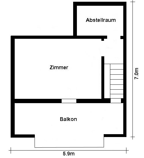 2 rooms duplex