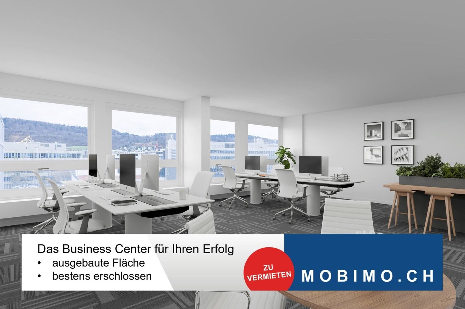 180m² office