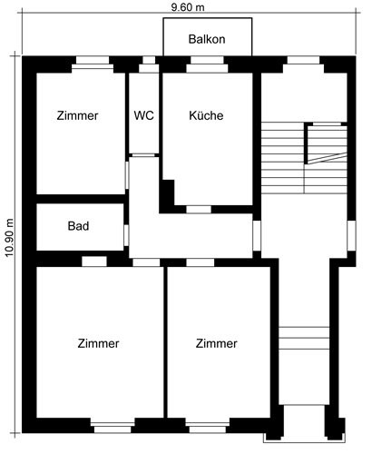 3 rooms apartment, Foto 2 von 7