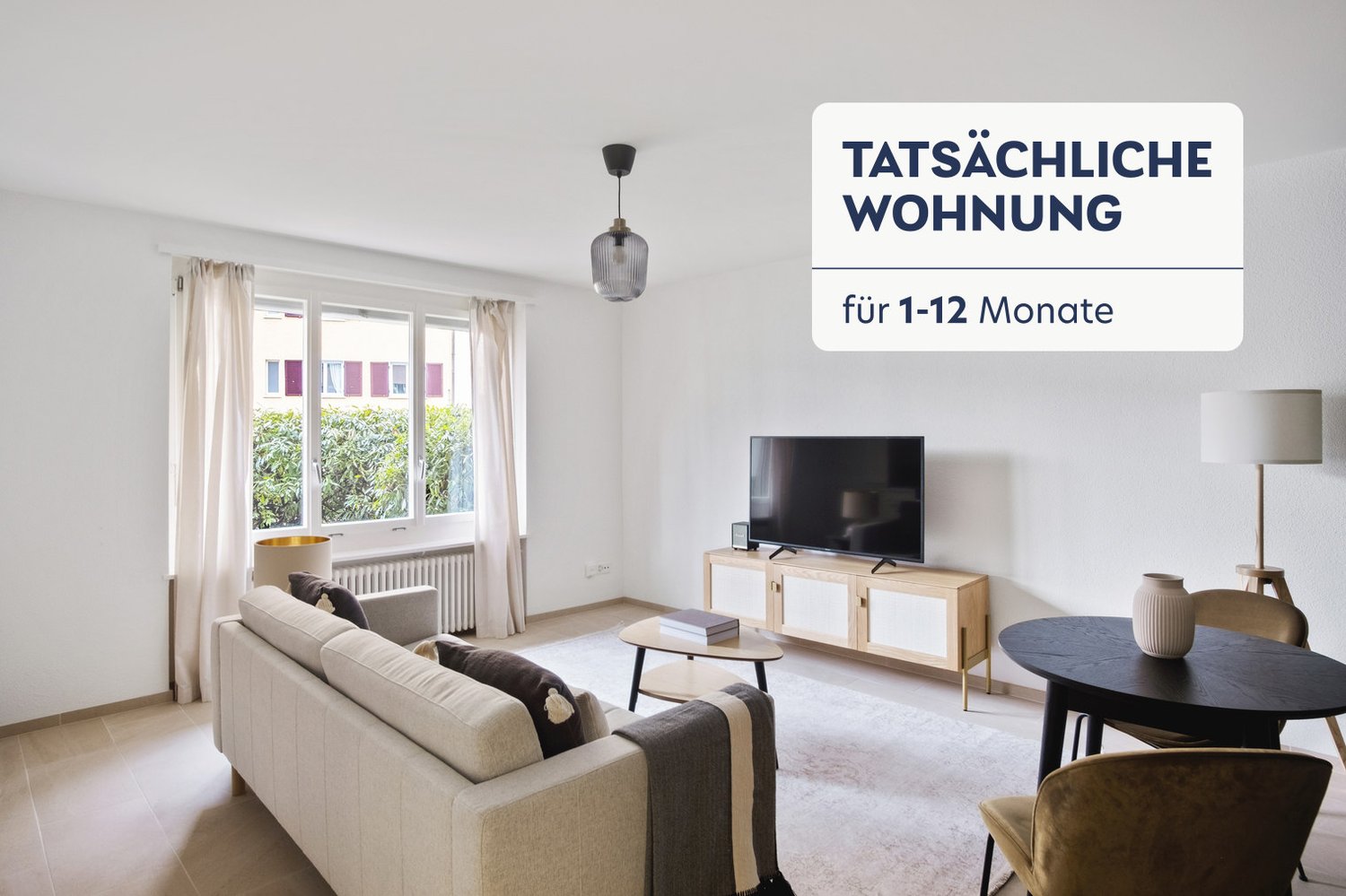 2 ½ rooms furnished flat, Foto 1 von 10
