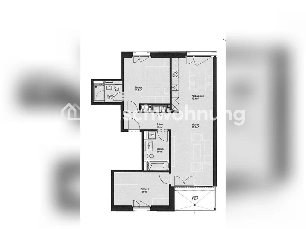 3 ½ rooms apartment, Foto 1 von 2