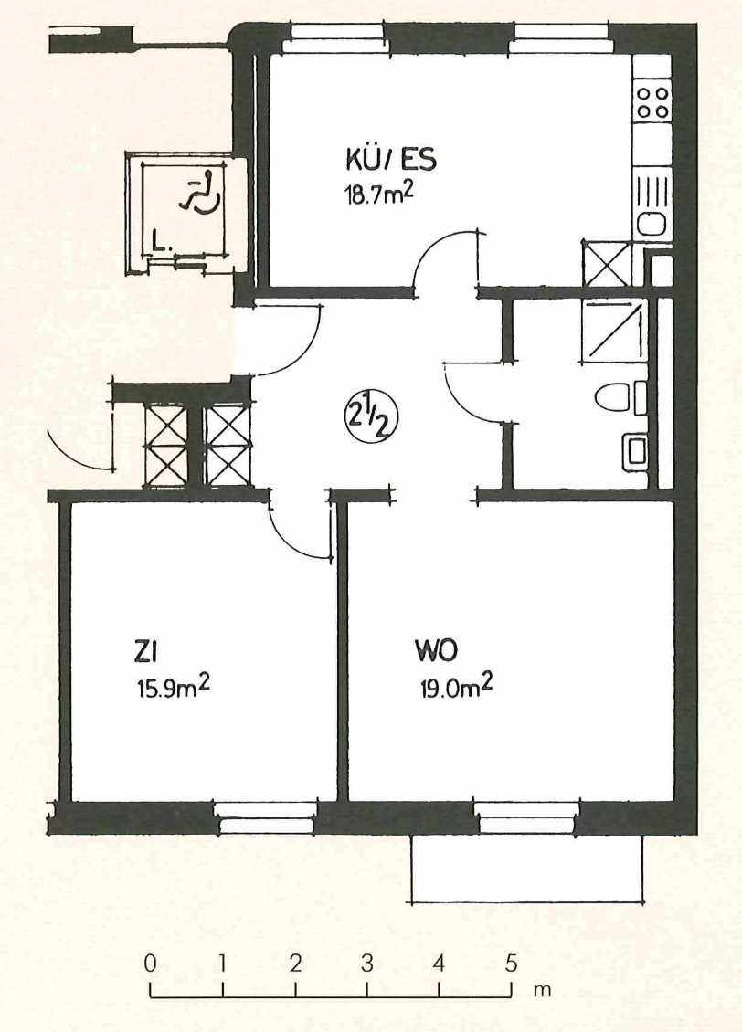 2 ½ rooms apartment, Foto 8 von 8