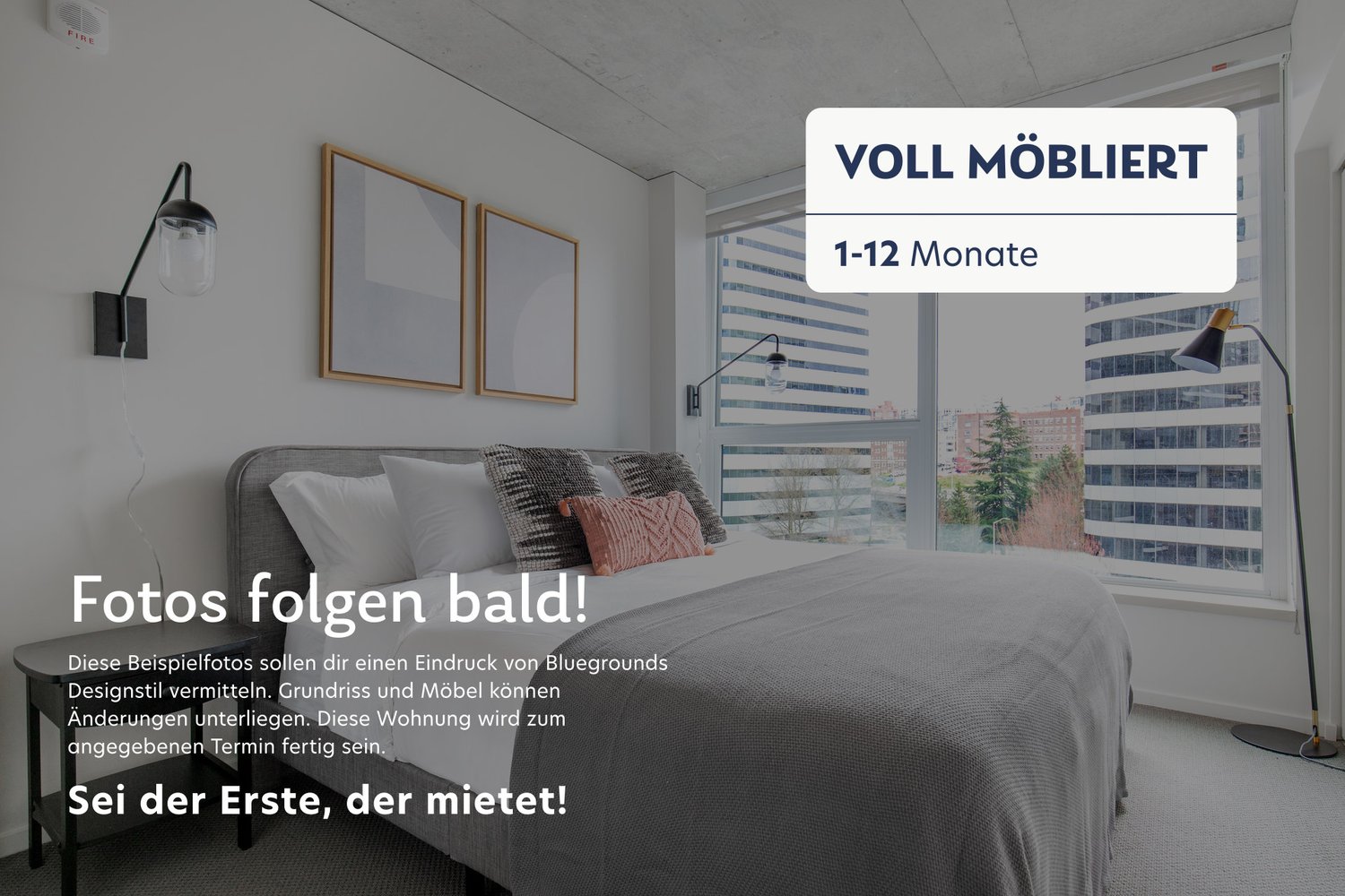 2 rooms furnished flat
