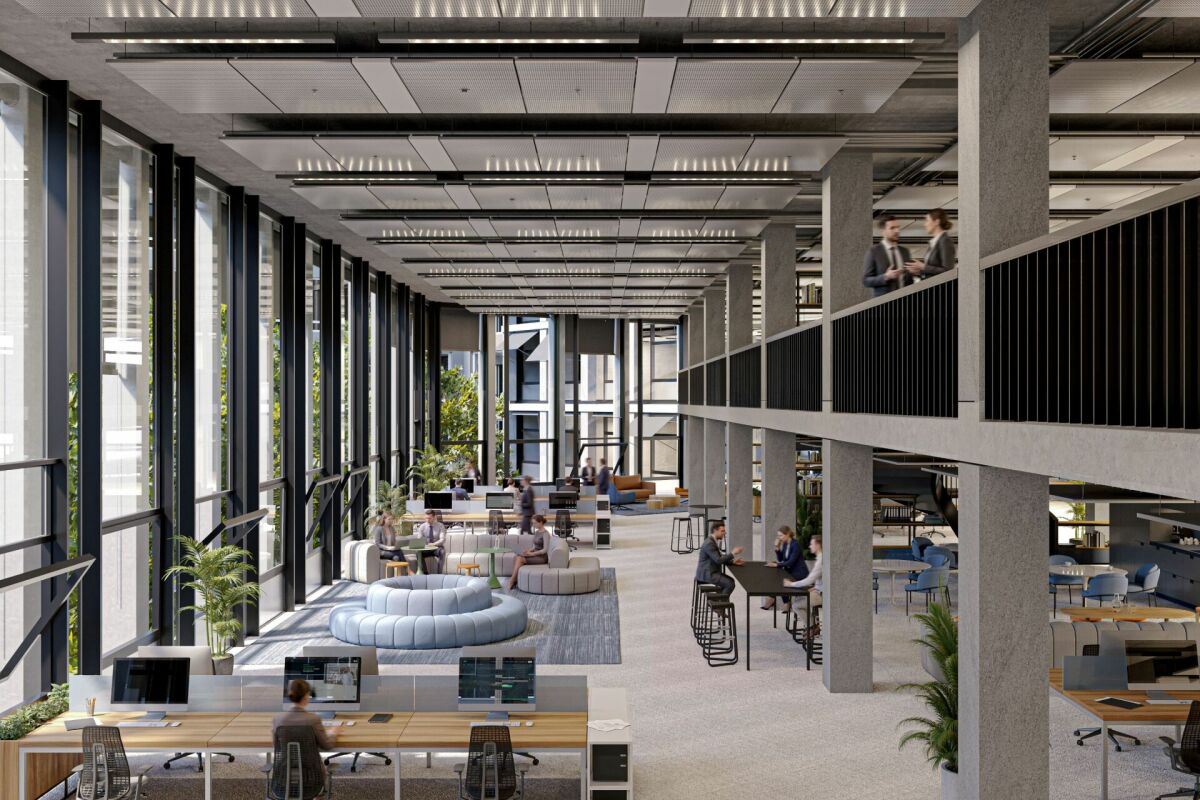 1300m² bureau